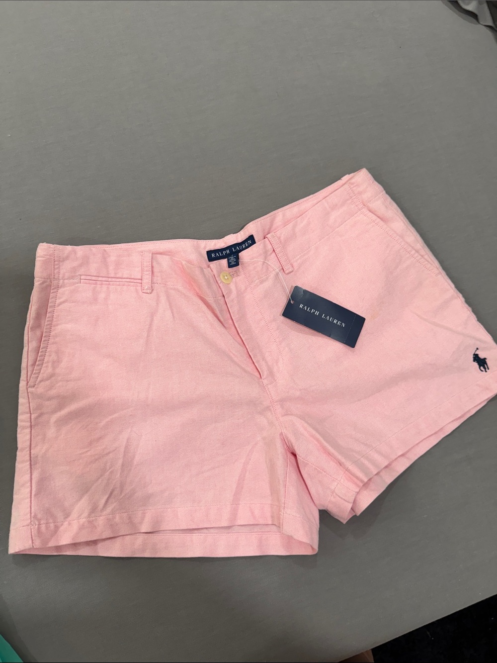 Ralph Lauren Light Pink Cotton Bermuda Shorts Size 8